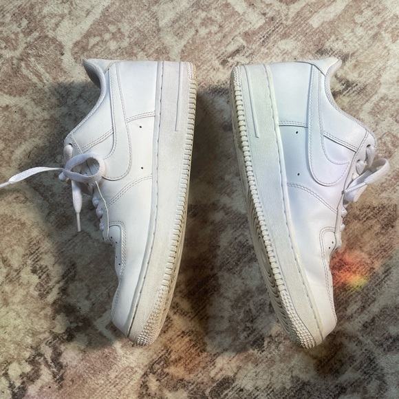 Nike Air Force 1 All-White Sneakers - Picture 2 of 5